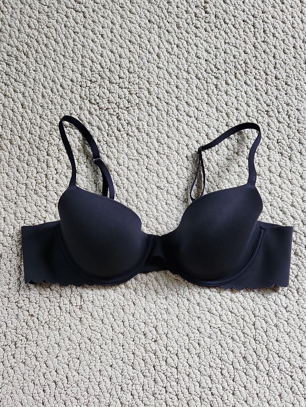 Aerie Smoothez Demi Bra 36A Black